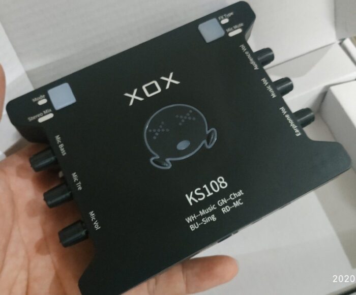 Sound Card XOX Ks108 Hát Live Thu Âm Chuyên Nghiệp – Cubase