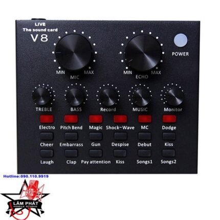 sound card v8 tiếng anh