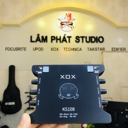 Sound Card XOX Ks108 Hát Live Thu Âm Chuyên Nghiệp – Cubase