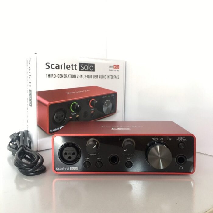 sound card thu am Focusrite Scarlett Solo 3rd Gen 01 4