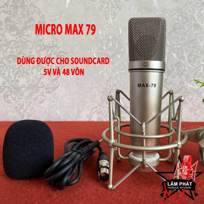 mic thu âm max 79
