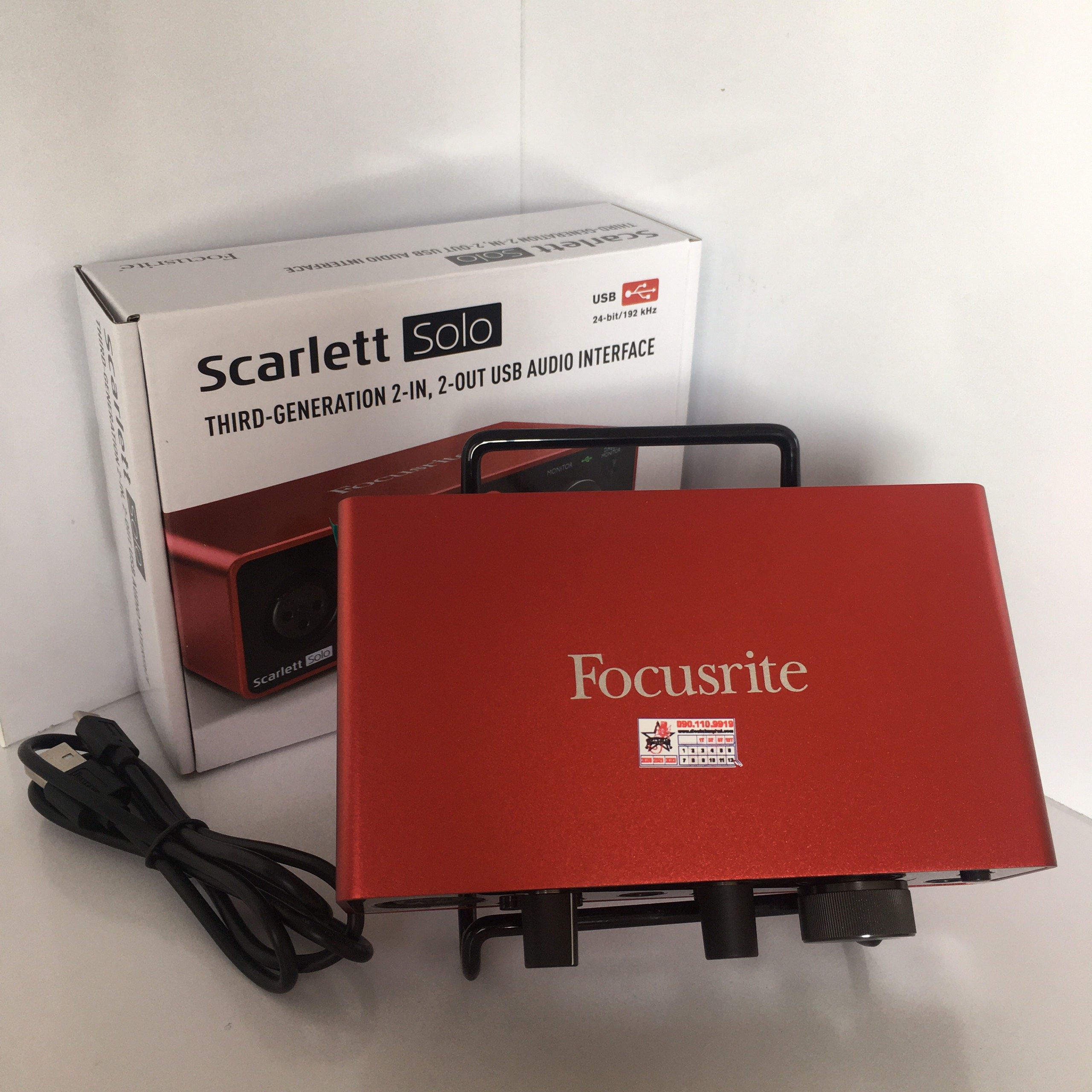 sound card focusrite scarlett solo gen 3 6