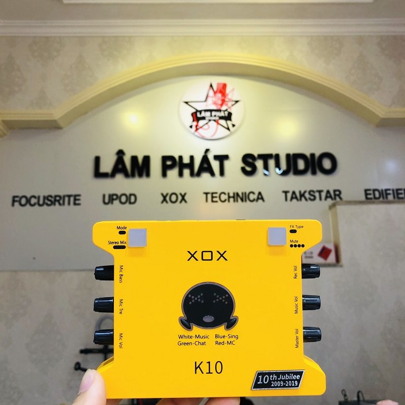 Full Combo Sound Card K10 2020 Và Micro Takstar PC-K200 14
