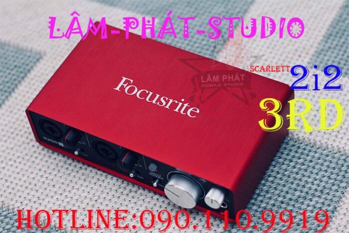 SCARLETT 2I2 3RD LAM PHAT STUDIO 3