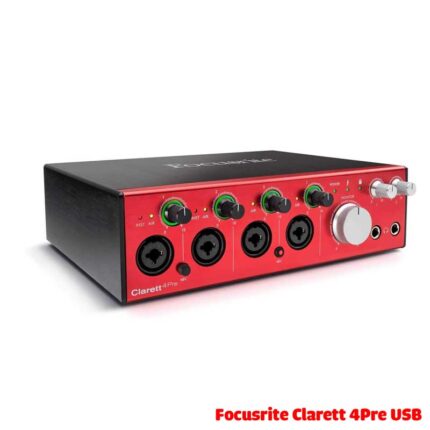 Focusrite Clarett 4Pre USB 18×8 Audio Interface