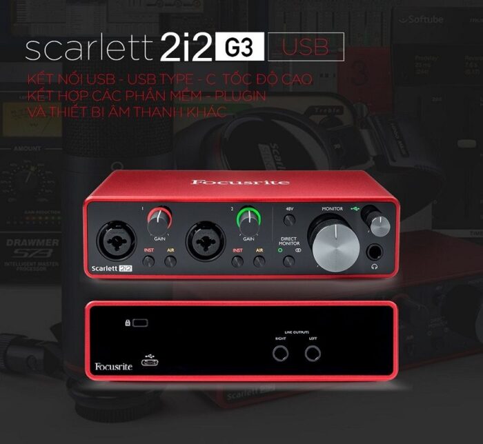 Sound Card Focusrite Scarlett 2i2 3rd Gen lam phat studio 2 Copy 1