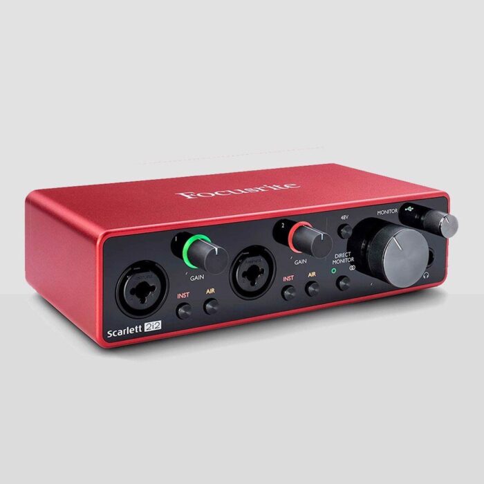 Sound Card Focusrite Scarlett 2i2 3rd Gen lam phat studio