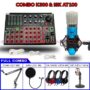 Combo Sound Card K300 Autotune Và Mic Thu Âm ISK AT100