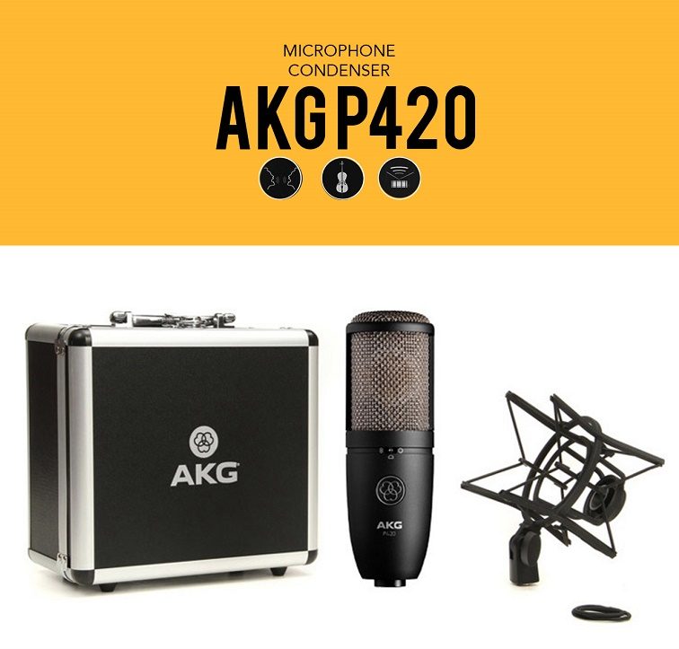 micro thu âm chuyên nghiệp akg p420