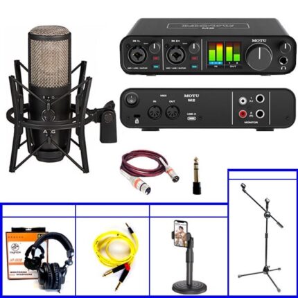 Combo MOTU M2 Micro AKG P420