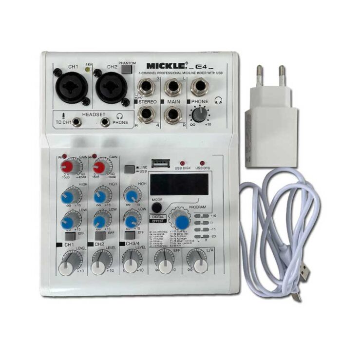 Mixer Karaoke Livetream Mickle E4