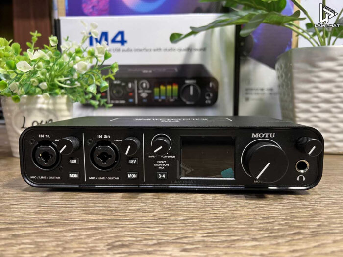 Sound Card Thu Am MOTU M4 Chinh Hang 1 dientulamphat