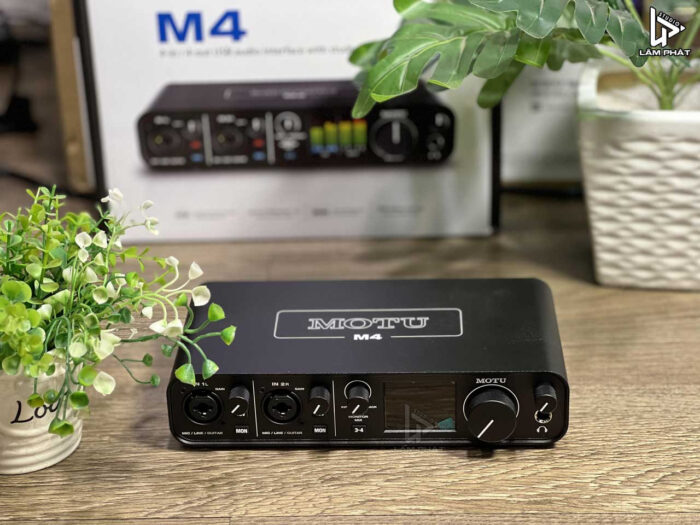 Sound Card Thu Am MOTU M4 Chinh Hang 2 dientulamphat