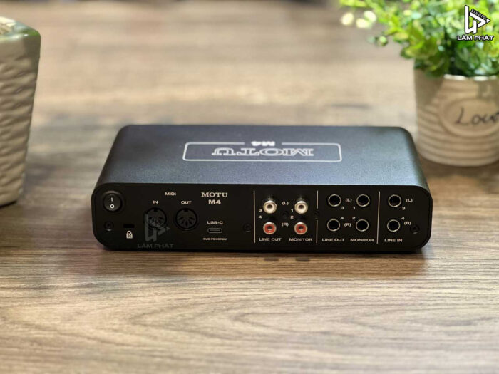 Sound Card Thu Am MOTU M4 Chinh Hang 4 dientulamphat