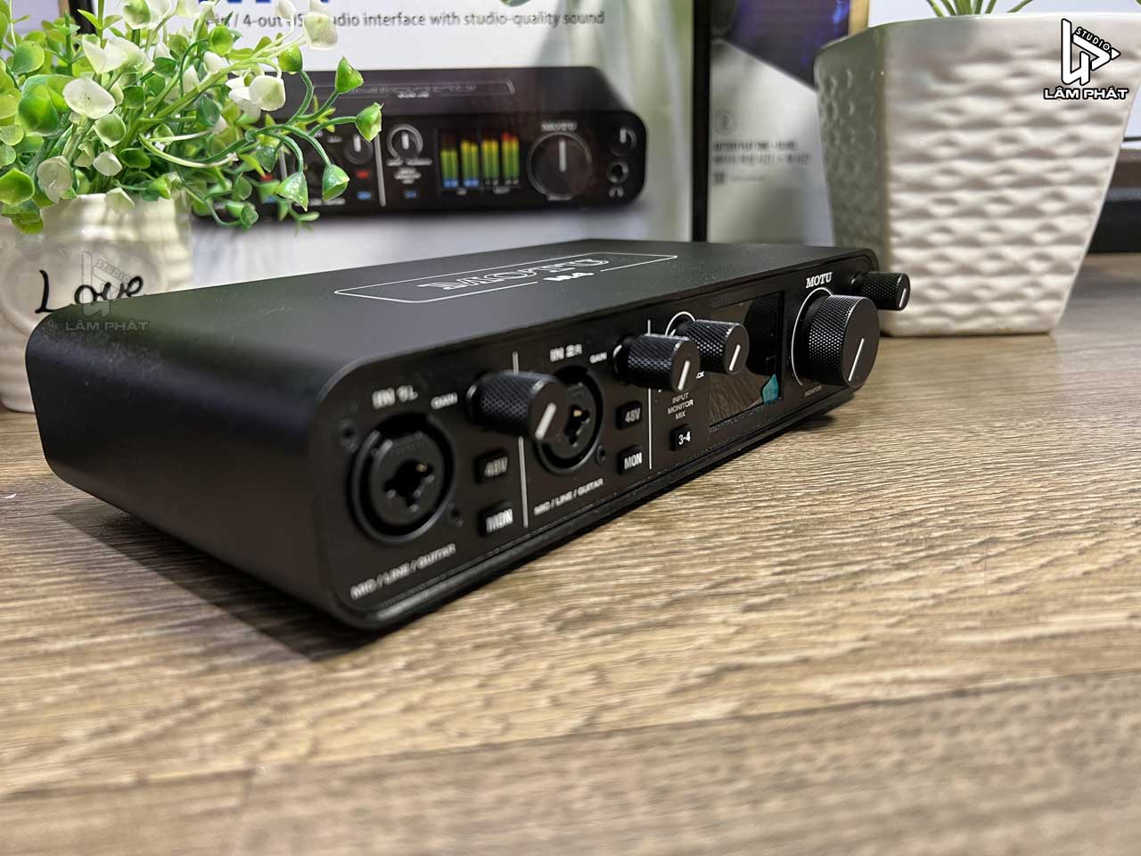 Combo Motu M4 Micro AT2035 2 Sound card Motu M4 trong Combo Motu M2 Micro AT2035