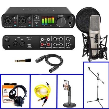 Combo Sound Card Motu M4 Và Micro Rode NT2A