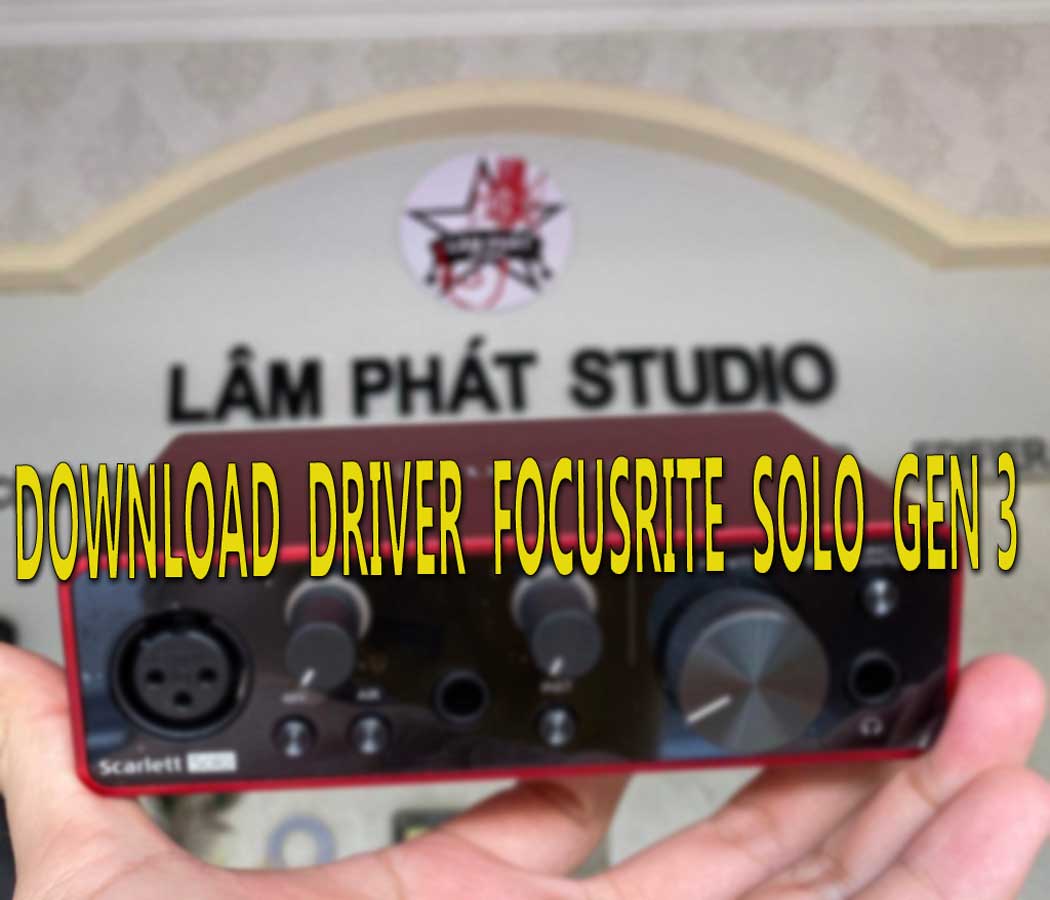 Download Driver Focusrite Solo Gen 3