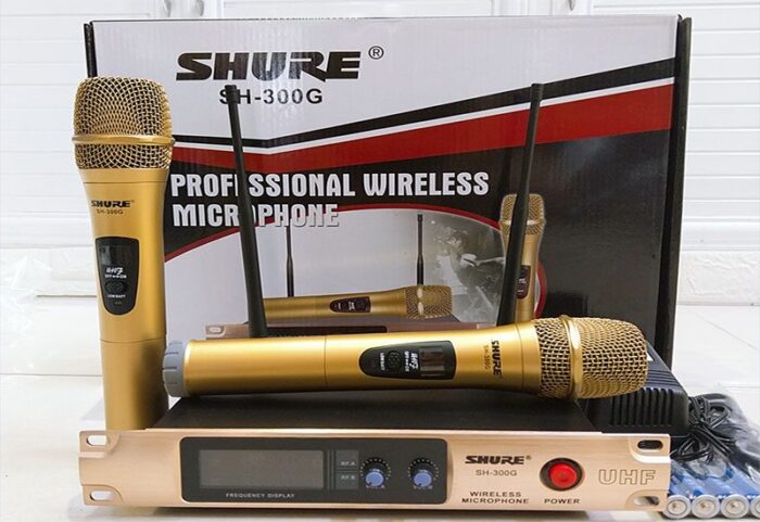 Bo 2 Micro khong day Shure SH 300G 2