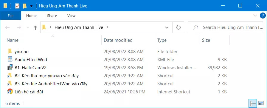 Phan mem tao hieu ung tieng cuoi khi Livestream Hallocam v2 1