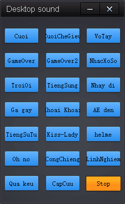 Phan mem tao hieu ung tieng cuoi khi Livestream Hallocam v2 4
