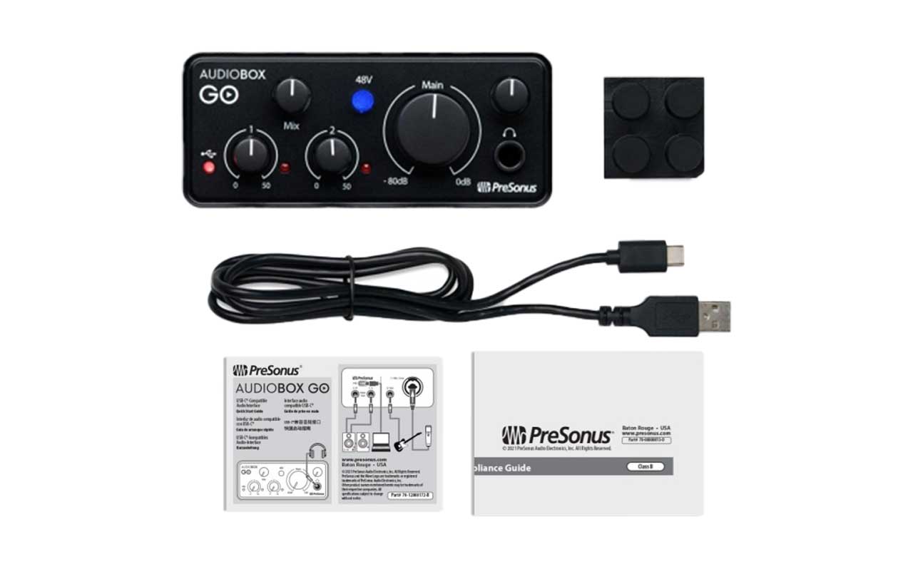 PreSonus Audio Box GO Soundcard Thu Âm Mini