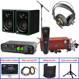 Combo Thu âm Motu M4 và Micro Warm audio Wa87 Home Studio