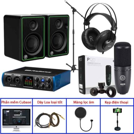 Combo Thu âm Studio 24C Và Micro AKG P120 Home Studio