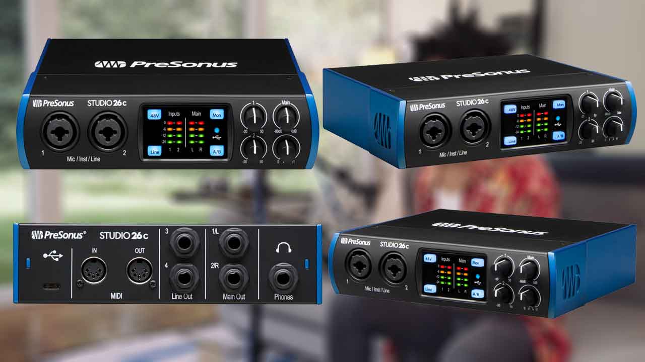 Presonus Studio 26C Sound card thu âm chính hãng