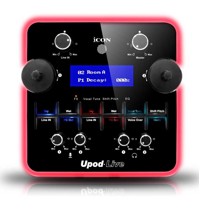 Hướng dẫn sử dụng Icon upod Live Soundcard LiveStream