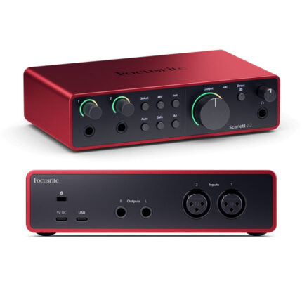 Focusrite Scarlett 2i2 Gen 4 Soundcard thu âm chính hãng 