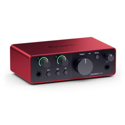 Focusrite Scarlett Solo Gen 4 Soundcard thu âm chính hãng  (2)