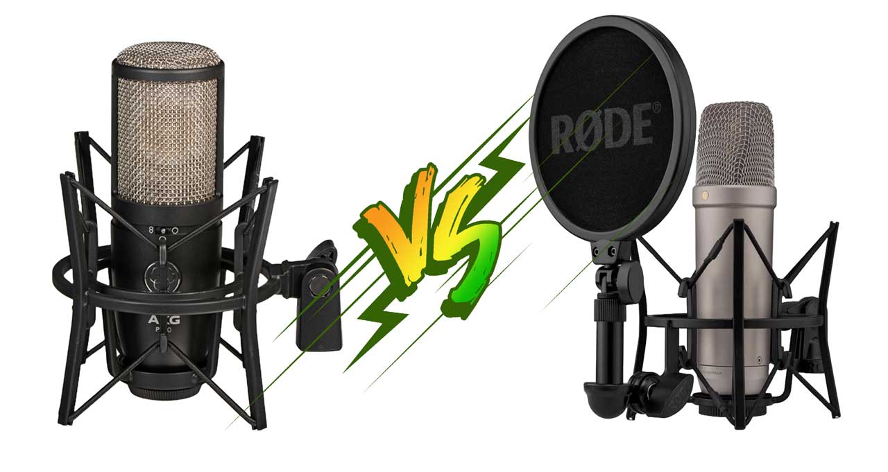 Review so sanh Micro AKG P420 va RODE NT1 5TH