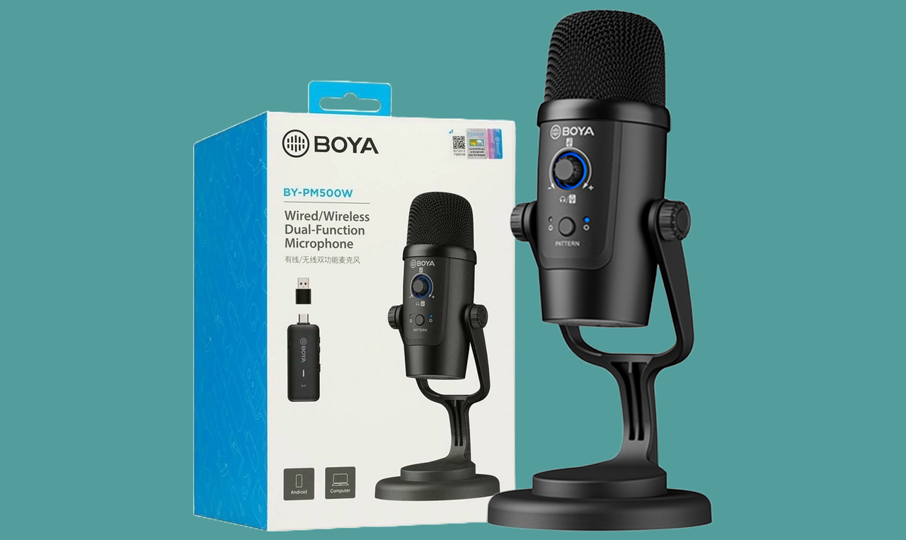 Boya BY-PM500W Micro thu âm không dây giá rẻ cho điện thoại