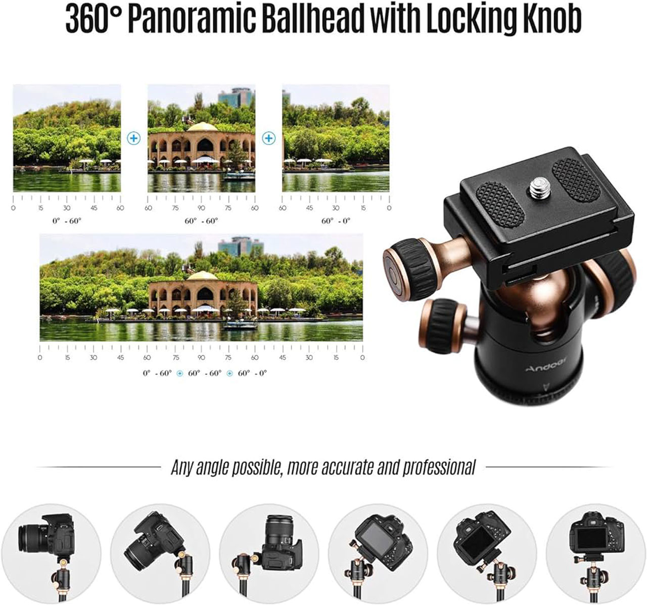 Tripod Andoer Q160SA Chân máy ảnh giá rẻ 