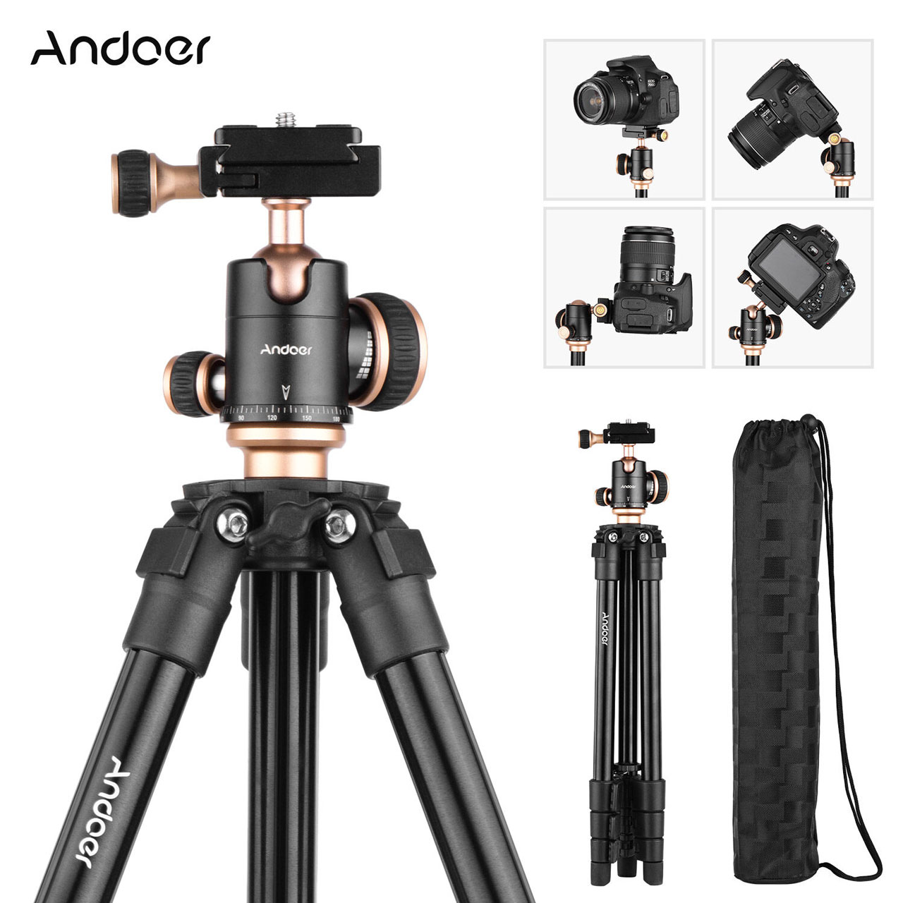 Tripod Andoer Q160SA Chân máy ảnh giá rẻ 