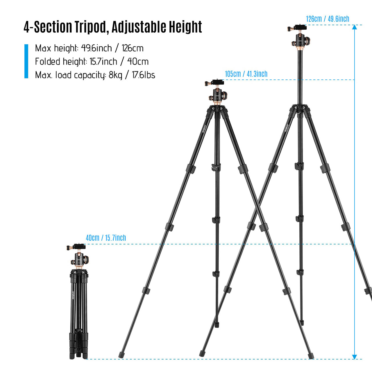 Tripod Andoer Q160SA Chân máy ảnh giá rẻ 