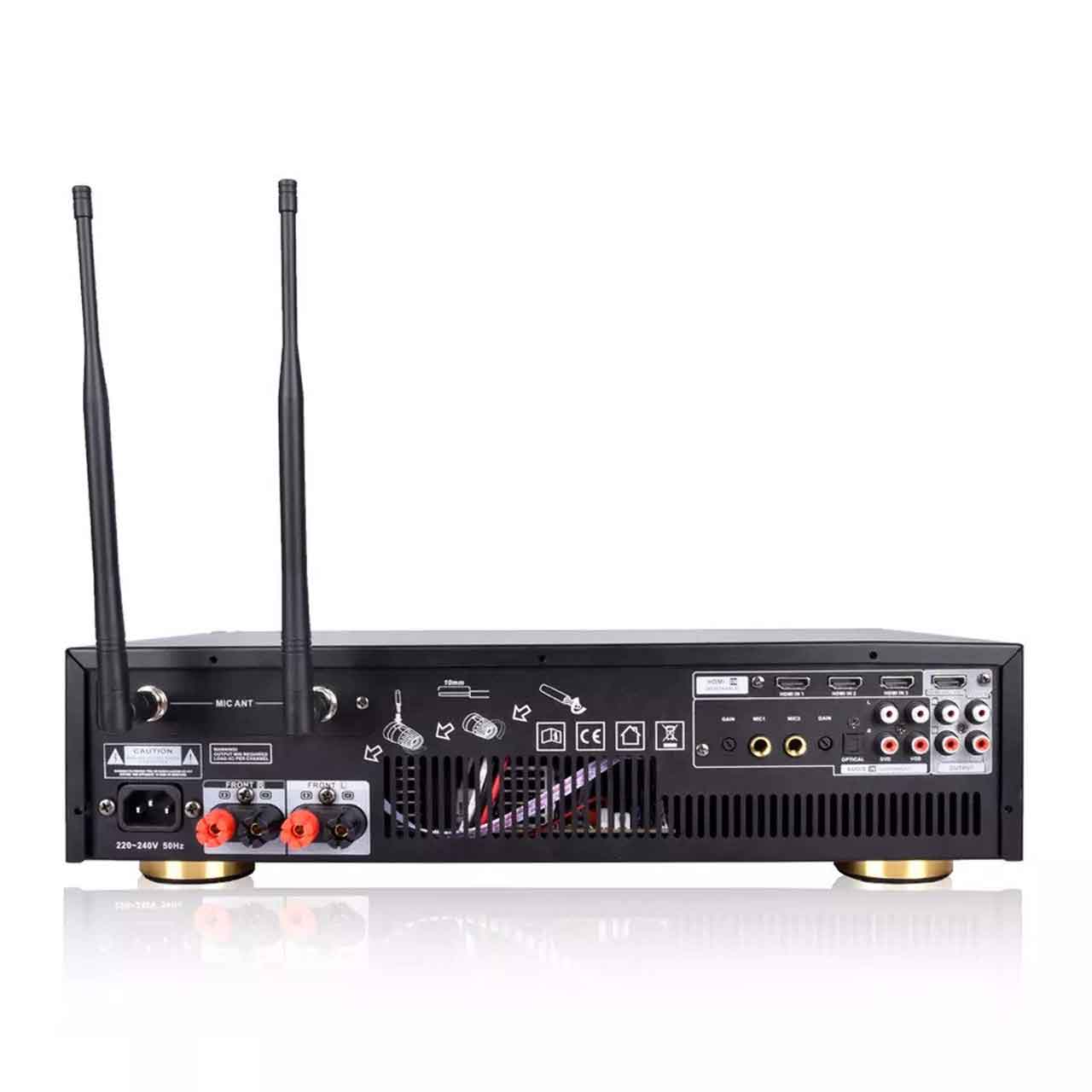 Amply kỹ thuật số  LPPro M2450 tích hợp vang số chống hú cực tốt