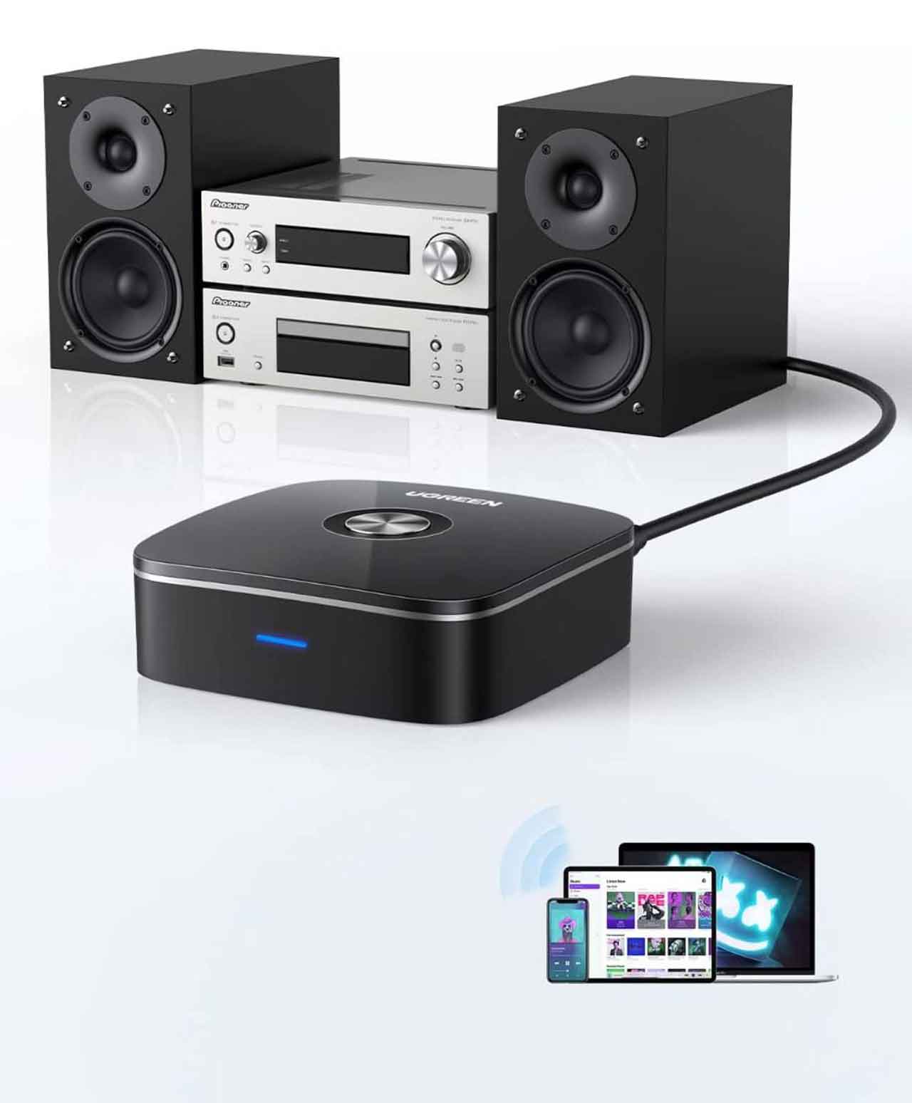 Bộ phát Bluetooth 5.0 Ugreen Cho dàn âm thanh 