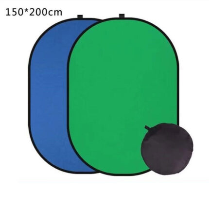 Phông xanh Oval 150x200cm Phông nền studio chụp ảnh livestream 2 Màu