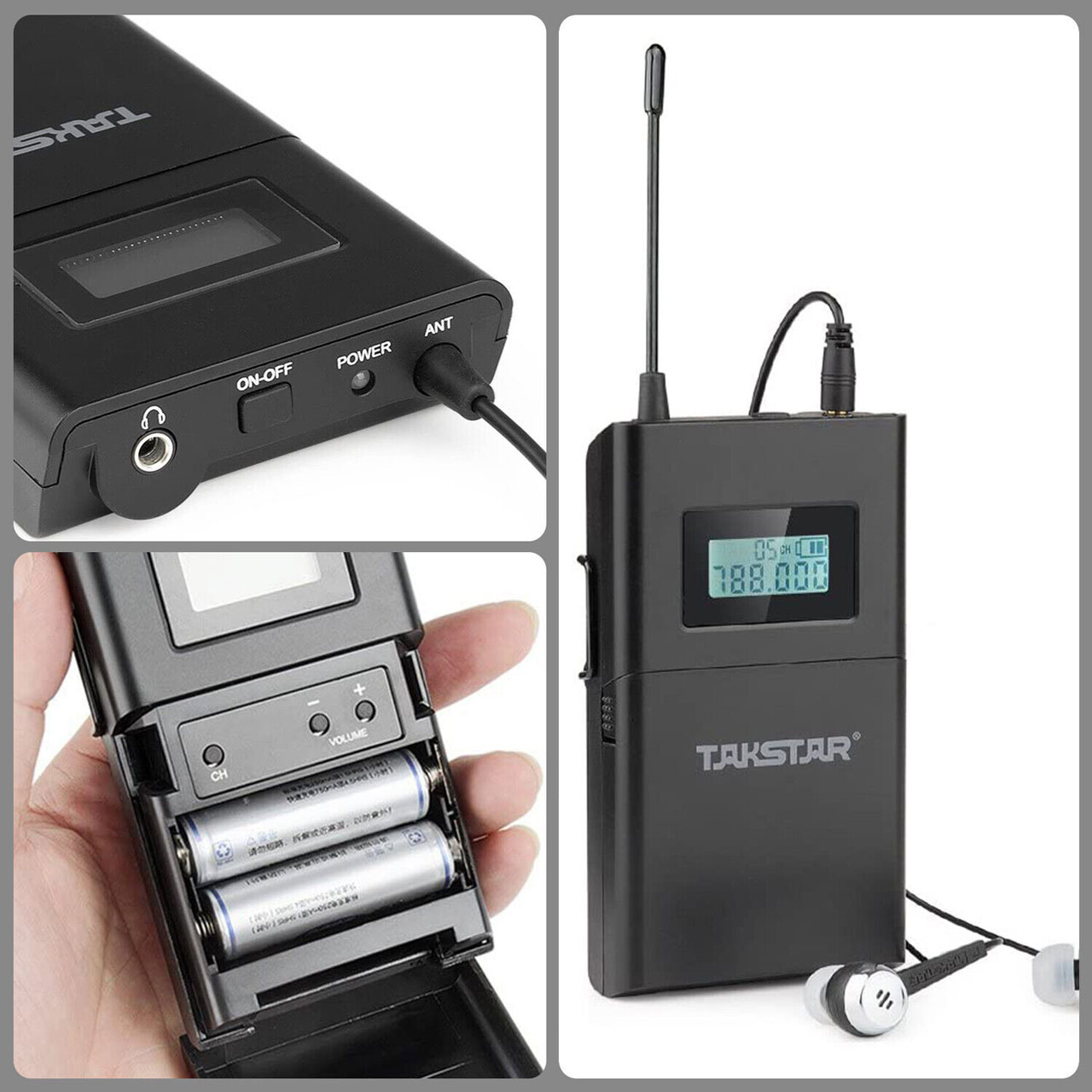 Takstar WPM-200 Tai nghe UHF Kiểm âm không dây không độ trễ