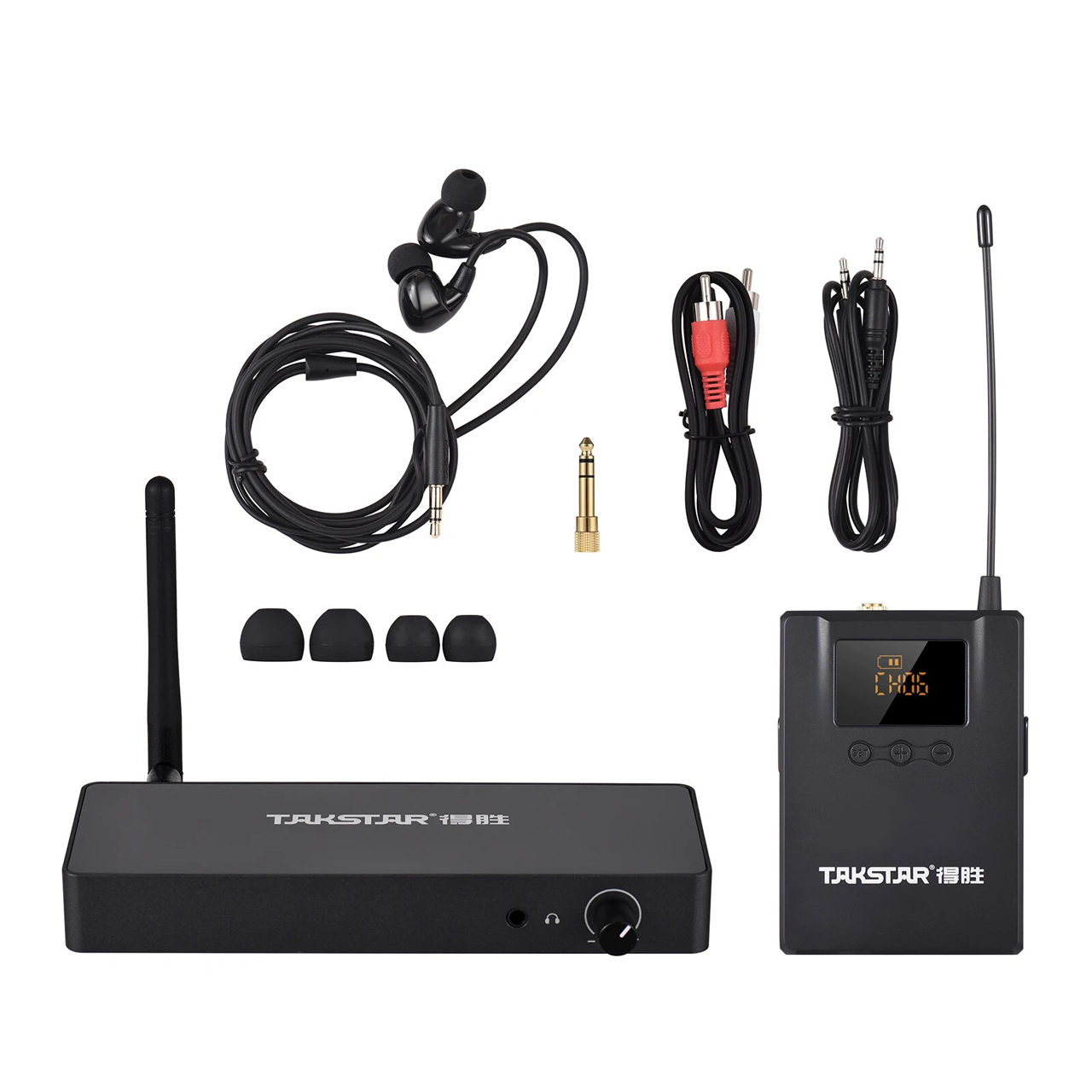Takstar WPM 300 Hệ thống thu phát âm thanh UHF kiểm âm không độ trể 5 Takstar WPM 300 Hệ thống thu phát âm thanh UHF kiểm âm không độ trể