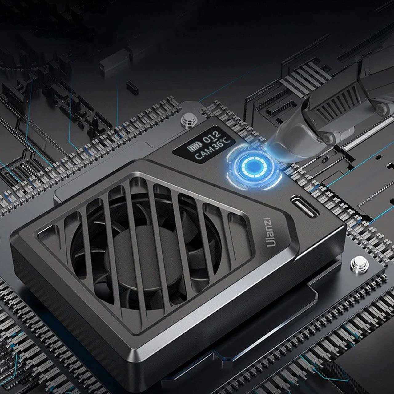 Ulanzi C072GBB1 Quạt tản nhiệt mini cho máy ảnh
