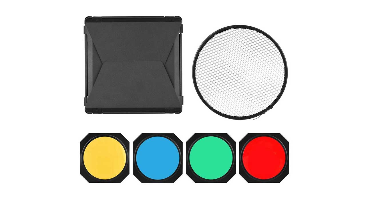 Barndoor Flash 4 Filter Màu chụp ảnh tạo hiệu ứng quay chụp chuyên nghiệp