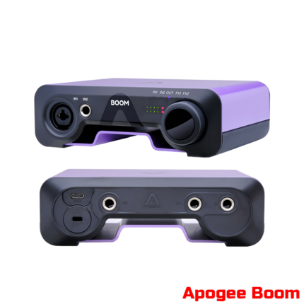 Audio Interface Apogee Boom Sound card livestream thu âm podcast chuyên nghiệp