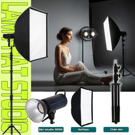 Combo đèn LPS-6090 Bộ đèn studio quay chụp chuyên nghiệp