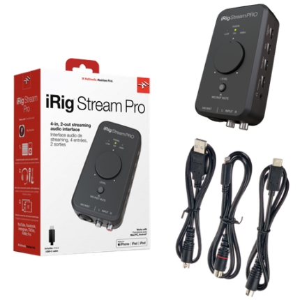 Irig Stream Pro Audio interface thu âm chuyên nghiệp âm
