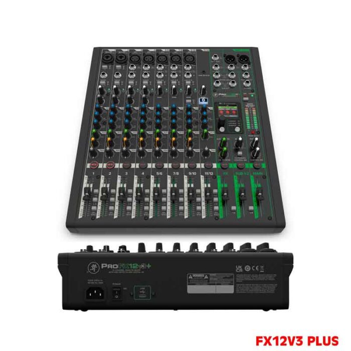 Mixer Mackie Pro FX12V3 Plus tích hợp bluetooth bản nâng cấp 2024