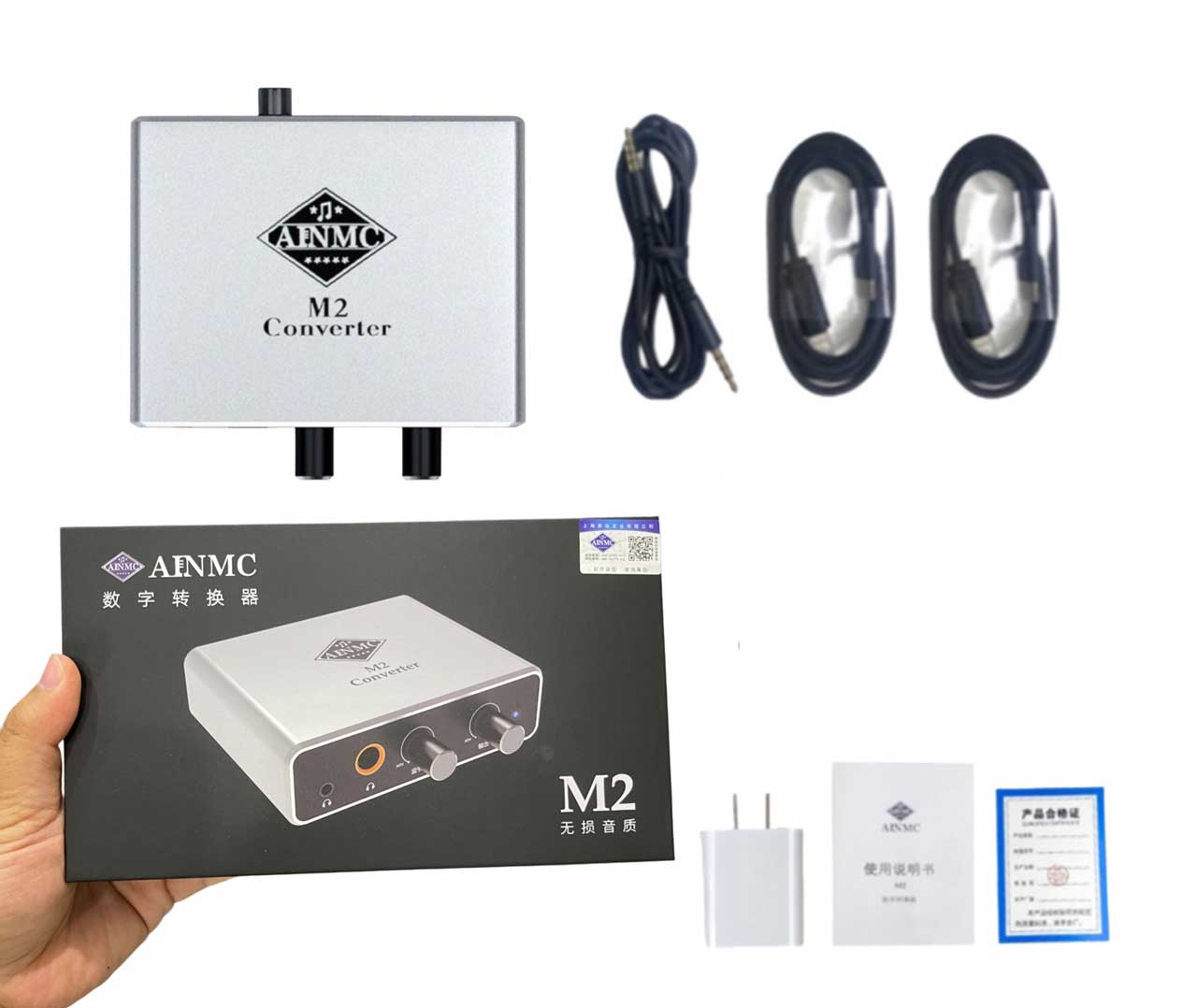 BOX LIVE AINMC M2 Thiet Bi Ho Tro Thu Am Va Hat Live Stereo Chuyen Nghiep 17