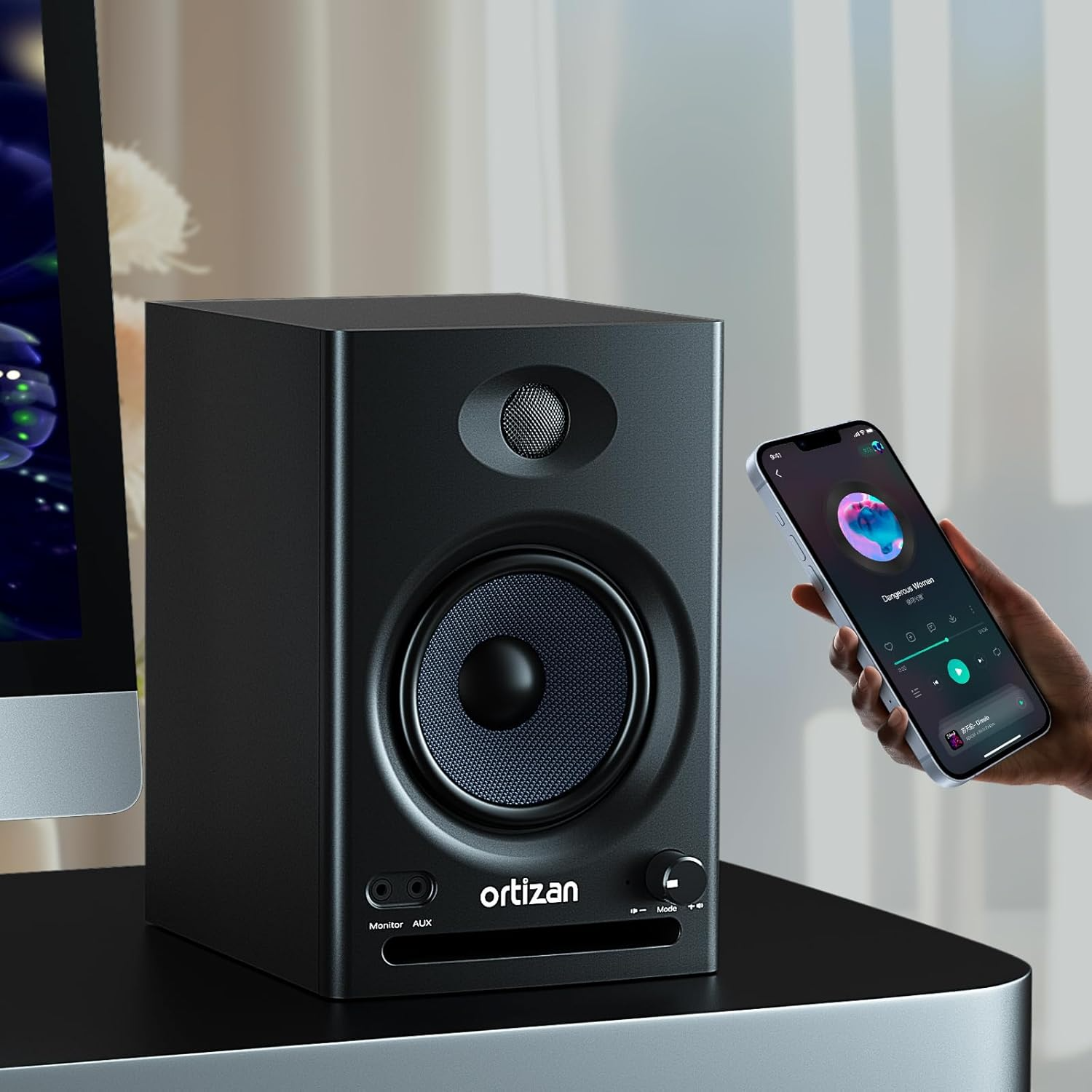 Ortizan C7 Dual-Mode 2.0 Studio Monitors Loa kiểm âm giá rẻ cho phòng thu